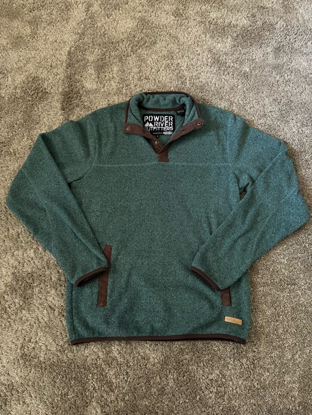 Powder River Outfitters Fleece Pullover Jacket Men's Size Medium- R2